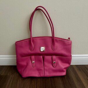 Dooney & Bourke Pebble Grain Tote Pink